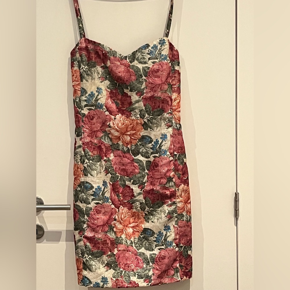 Vintage Ungaro mini glitter flower dress